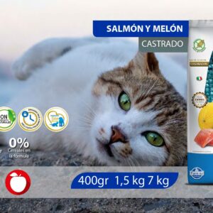 Alimento Felino - Salmón y Melón - Gatos Castrados - N&D Ocean