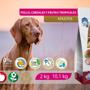 Alimento Canino - Pollo, Cereales y Frutas Tropicales - Adultos - N&D Tropical Selection