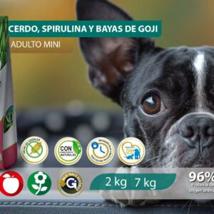 Alimento Canino - Cerdo, Spirulina y Bayas De Goji - Adulto Mini - N&D Spirulina